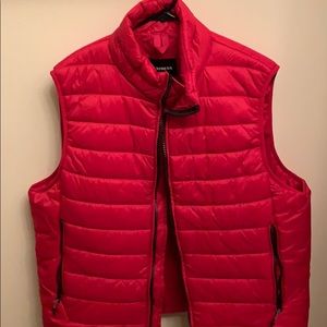 Express men’s red vest